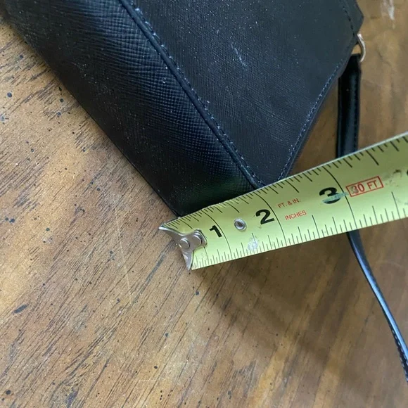 NWOT Kate Spade Rory Crossbody Black Saffiano Leather - Picture 6 of 9